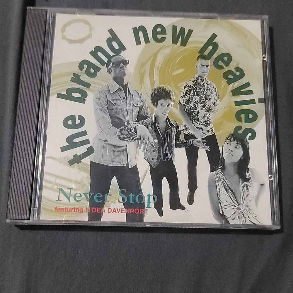 Vtg 1991 The Brand New Heavies NEVER STOP CD Single
